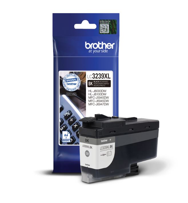Brother Black High Capacity Ink Cartridge 128ml - LC3239XLBK - UK BUSINESS SUPPLIES