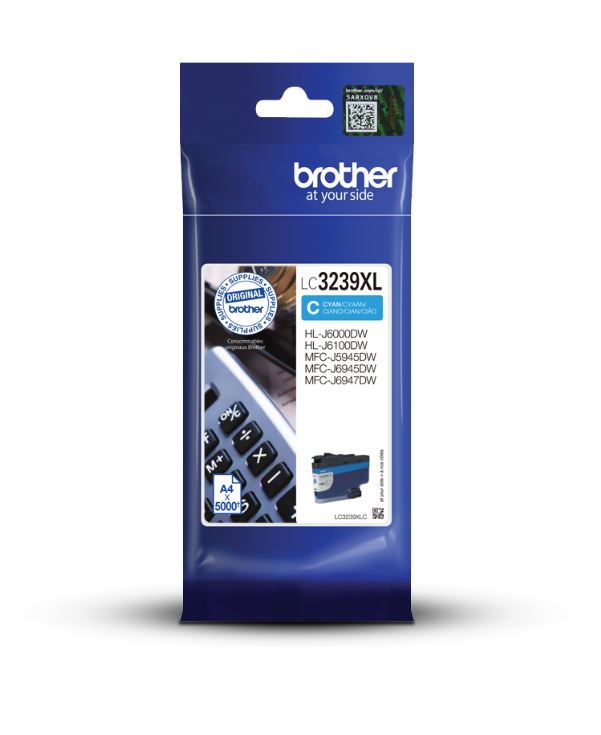 Brother Cyan High Capacity Ink Cartridge 50ml - LC3239XLC - UK BUSINESS SUPPLIES