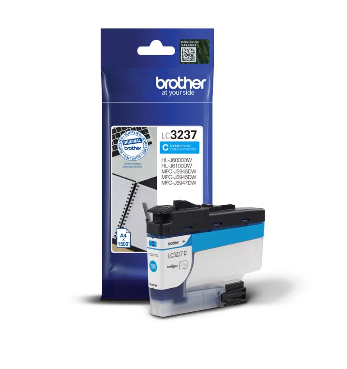 Brother Cyan Ink Cartridge 16ml - LC3237C - UK BUSINESS SUPPLIES