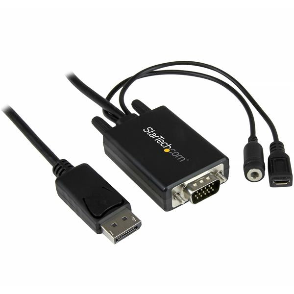StarTech.com 3m DisplayPort to VGA Adapter - UK BUSINESS SUPPLIES