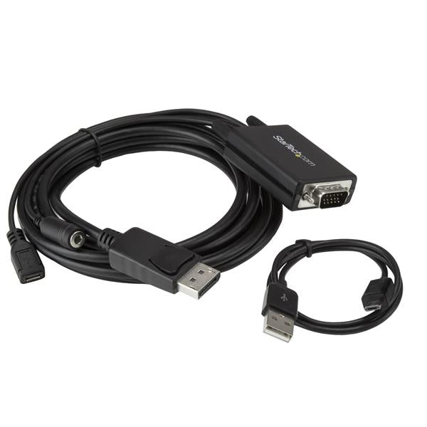 StarTech.com 3m DisplayPort to VGA Adapter - UK BUSINESS SUPPLIES