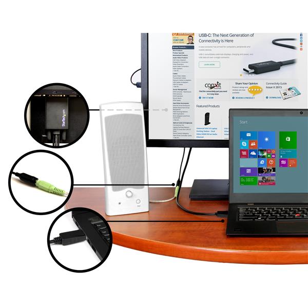 StarTech.com 3m DisplayPort to VGA Adapter - UK BUSINESS SUPPLIES