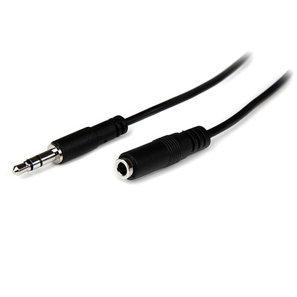 StarTech.com 1m Slim 3.5mm Extension Audio Cable - UK BUSINESS SUPPLIES