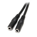 StarTech.com Slim Stereo Splitter M to 2x F Cable - UK BUSINESS SUPPLIES