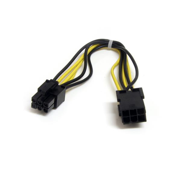 StarTech.com 8in 6 pin PCI Power Extension Cable - UK BUSINESS SUPPLIES
