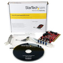 StarTech.com 4 Port SuperSpeed USB 3.0 PCI Card - UK BUSINESS SUPPLIES