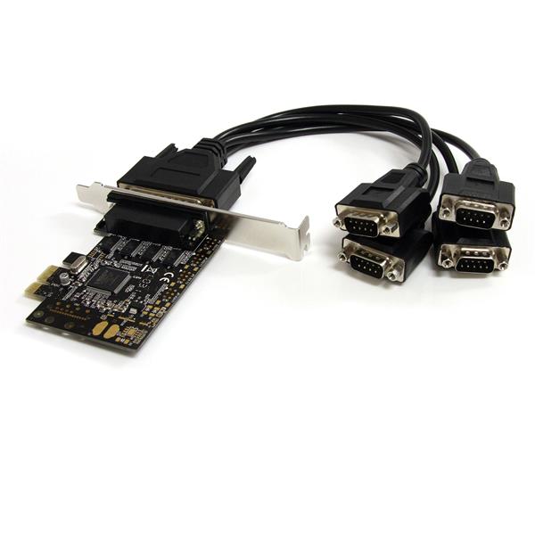 StarTech.com 4 Port RS232 PCI Express Serial Card - UK BUSINESS SUPPLIES