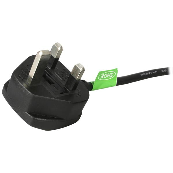 StarTech.com 6 ft Standard UK Computer Power Cord - UK BUSINESS SUPPLIES