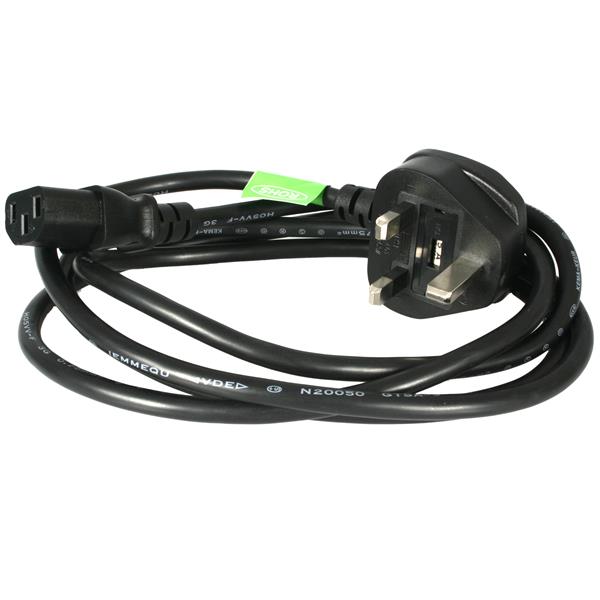 StarTech.com 3m UK Computer Power Cord - UK BUSINESS SUPPLIES