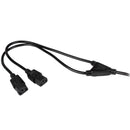 StarTech.com 2m Mains Cable BS 1363 to 2x C13 - UK BUSINESS SUPPLIES