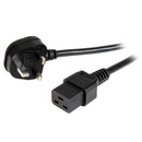 StarTech.com 2m BS 1363 to IEC 320 C19 Power Cable - UK BUSINESS SUPPLIES