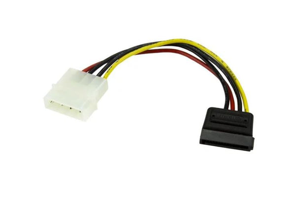 StarTech.com 6in Molex to SATA Power Adapter - UK BUSINESS SUPPLIES