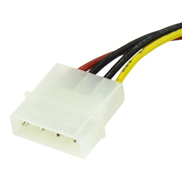 StarTech.com 6in Molex to SATA Power Adapter - UK BUSINESS SUPPLIES