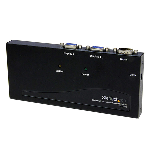 StarTech.com 2 Port High Res VGA Video Splitter - UK BUSINESS SUPPLIES