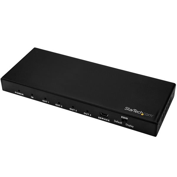 StarTech.com 4 Port HDMI Splitter 4K 60Hz - UK BUSINESS SUPPLIES