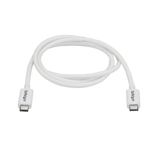 StarTech.com 1m Thunderbolt 3 Cable 20Gbps White - UK BUSINESS SUPPLIES