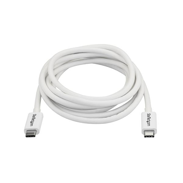 StarTech.com 2m Thunderbolt 3 Cable White - UK BUSINESS SUPPLIES