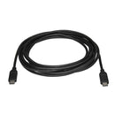 StarTech.com 3m USB C to USB C Black Cable - UK BUSINESS SUPPLIES
