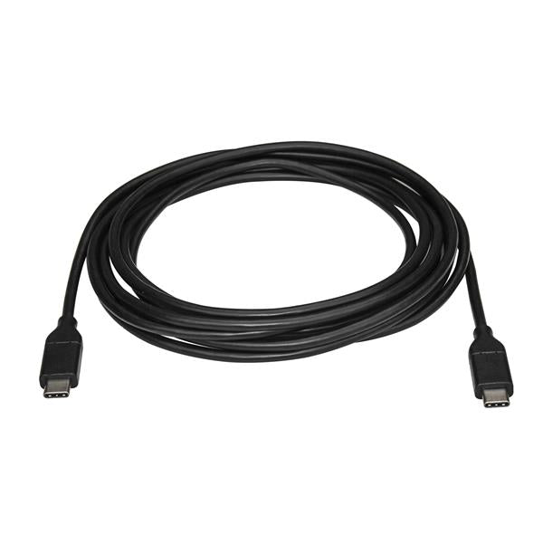 StarTech.com 3m USB C to USB C Black Cable - UK BUSINESS SUPPLIES