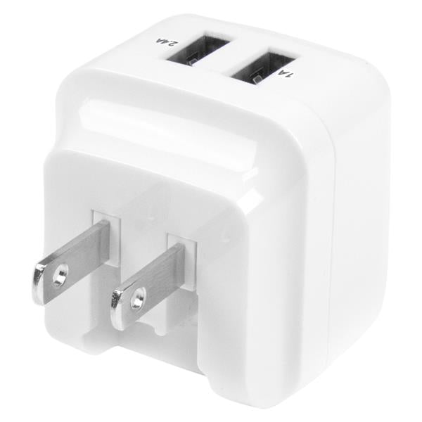 StarTech.com Dual Port USB Wall Charger - UK BUSINESS SUPPLIES
