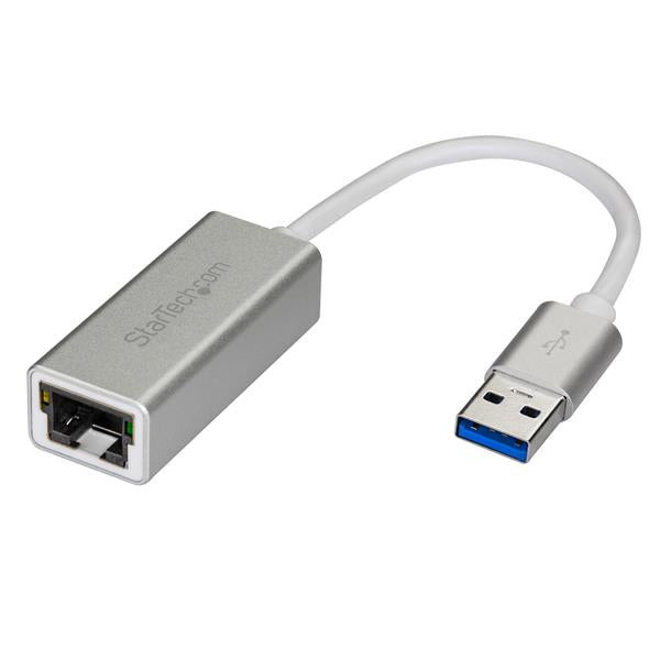StarTech.com USB 3.0 to GbE Network Adapter Silver - UK BUSINESS SUPPLIES
