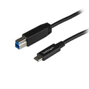 StarTech.com 1m USB C to USB B Printer Cable USB 3.1 - UK BUSINESS SUPPLIES