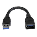 StarTech.com 6in USB 3.0 A to A Extension Cable - UK BUSINESS SUPPLIES