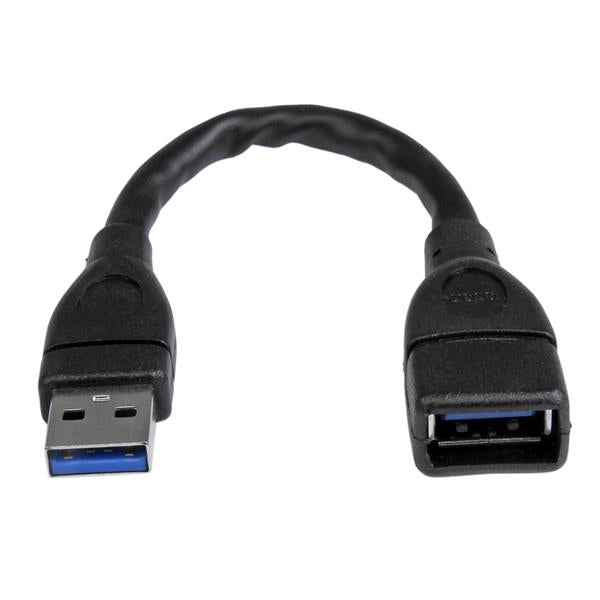 StarTech.com 6in USB 3.0 A to A Extension Cable - UK BUSINESS SUPPLIES