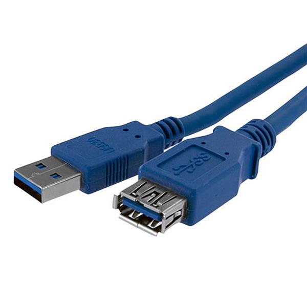 StarTech.com 1m Blue M to F USB 3.0 Extension Cable - UK BUSINESS SUPPLIES