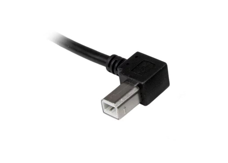 StarTech.com 1m USB 2.0 A to Left Angle B Cable - UK BUSINESS SUPPLIES