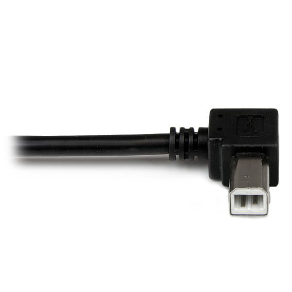 StarTech.com 1m USB 2.0 A to Left Angle B Cable - UK BUSINESS SUPPLIES