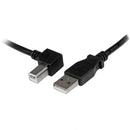 StarTech.com 2m USB 2.0 A to Left Angle B Cable - UK BUSINESS SUPPLIES