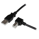 StarTech.com 3m USB 2.0 A to Right Angle B Cable - UK BUSINESS SUPPLIES