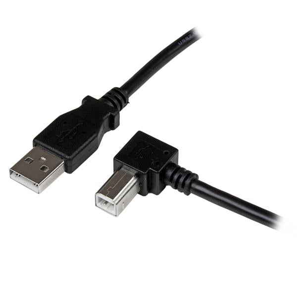 StarTech.com 3m USB 2.0 A to Right Angle B Cable - UK BUSINESS SUPPLIES