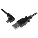 StarTech.com 1M A To Left Angle Micro USB Cable - UK BUSINESS SUPPLIES