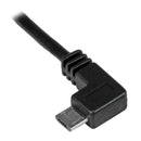 StarTech.com 2m A to Left Angle Micro USB Cable - UK BUSINESS SUPPLIES