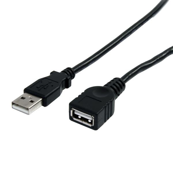 StarTech.com 10 ft Black USB 2.0 Extension Cable - UK BUSINESS SUPPLIES