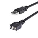 StarTech.com 6 ft Black USB 2.0 Extension Cable - UK BUSINESS SUPPLIES