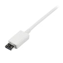 StarTech.com 1m USB A to Micro B White Cable - UK BUSINESS SUPPLIES
