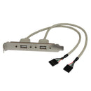 StarTech.com 2 Port USB A Female Slot Adapter - UK BUSINESS SUPPLIES