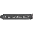 StarTech.com 4 Port USB A Female Slot Plate Adapter - UK BUSINESS SUPPLIES