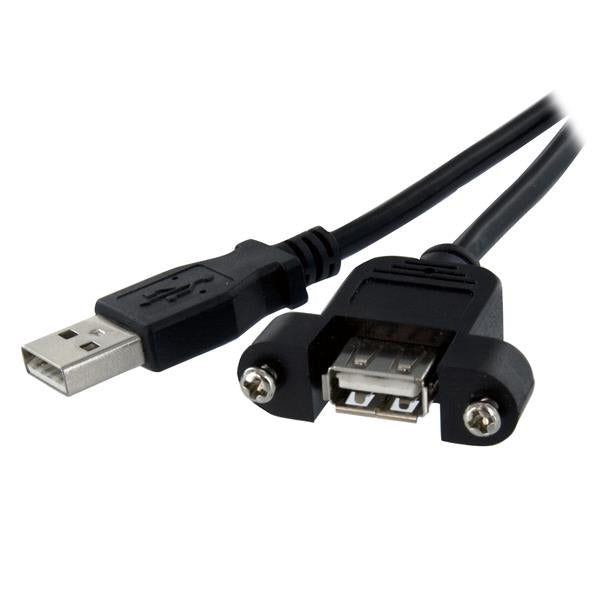 StarTech.com 1 ft Panel Mount USB Cable A to A - UK BUSINESS SUPPLIES