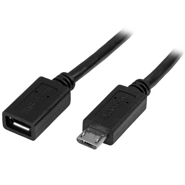 StarTech.com 20in Micro USB Extension Cable - UK BUSINESS SUPPLIES