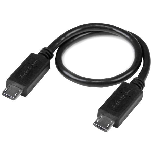 StarTech.com 8in Micro USB to Micro B M to M Cable - UK BUSINESS SUPPLIES