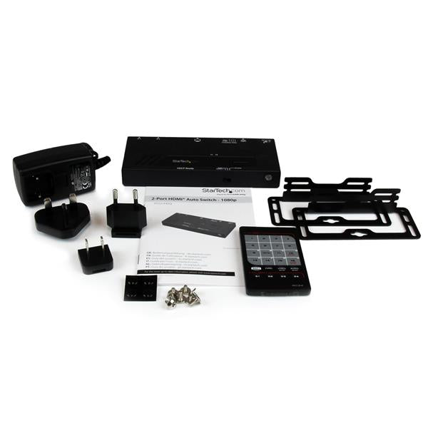 StarTech.com 2 Port HDMI Auto Switch 1080p - UK BUSINESS SUPPLIES