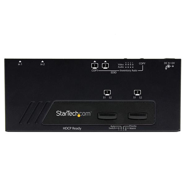 StarTech.com 2X2 HDMI Matrix Auto Switch - UK BUSINESS SUPPLIES