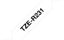 Brother Black On White Label Tape 12mm x 4m - TZER231 - UK BUSINESS SUPPLIES