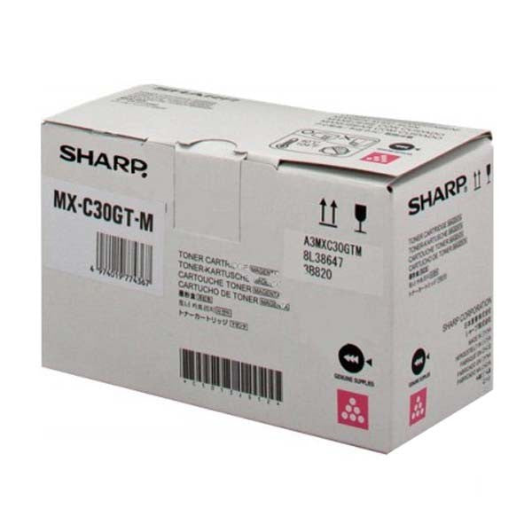 Sharp Magenta Toner Cartridge 6k pages - MXC30GTM - UK BUSINESS SUPPLIES