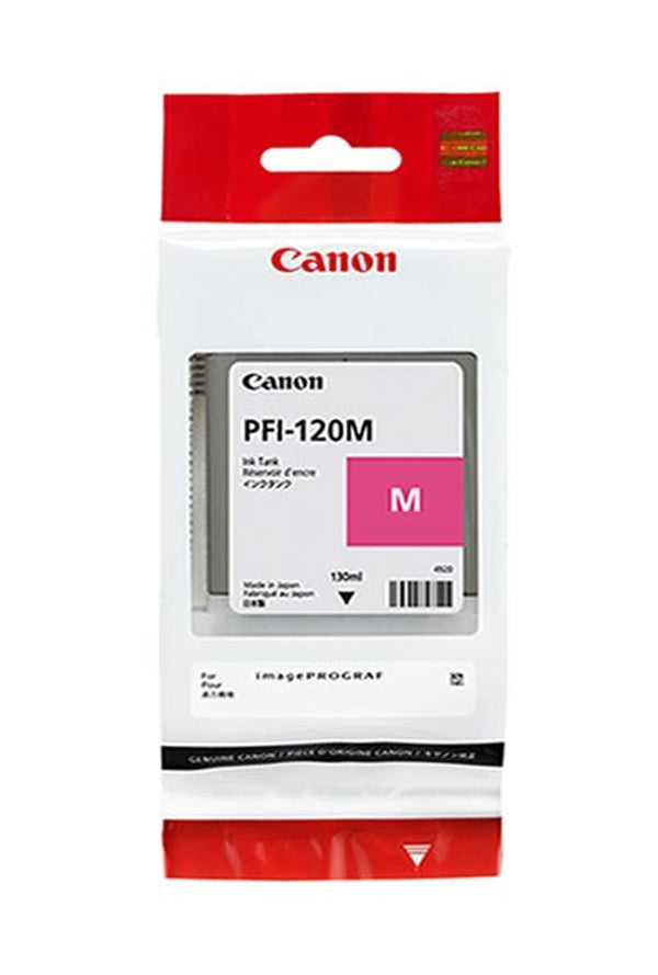 Canon PFI120M Magenta Standard Capacity Ink Cartridge 130ml - 2887C001AA - UK BUSINESS SUPPLIES
