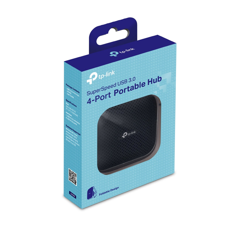 TP Link UH400 4 Port USB 3.0 Hub Black - UK BUSINESS SUPPLIES
